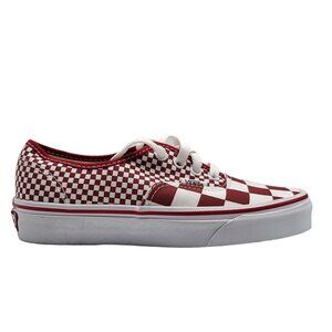 Vans Authentic Mix‎ Checker Womens Shoes Chili Pepper True White Size 5